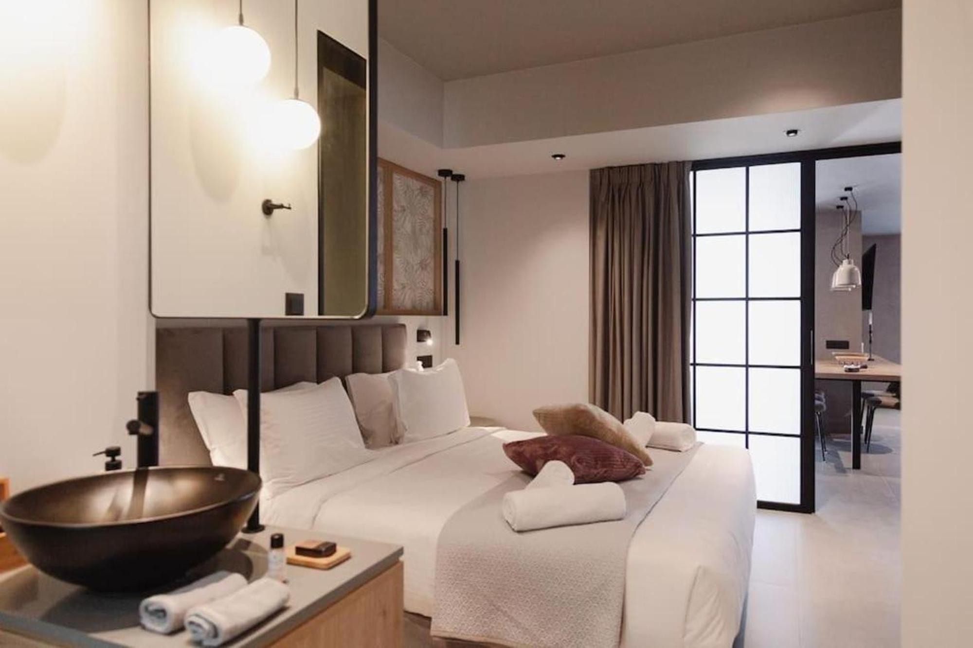 Orama Luxury Suite 3 Bedrooms With Private Pool Hersonissos  Eksteriør billede