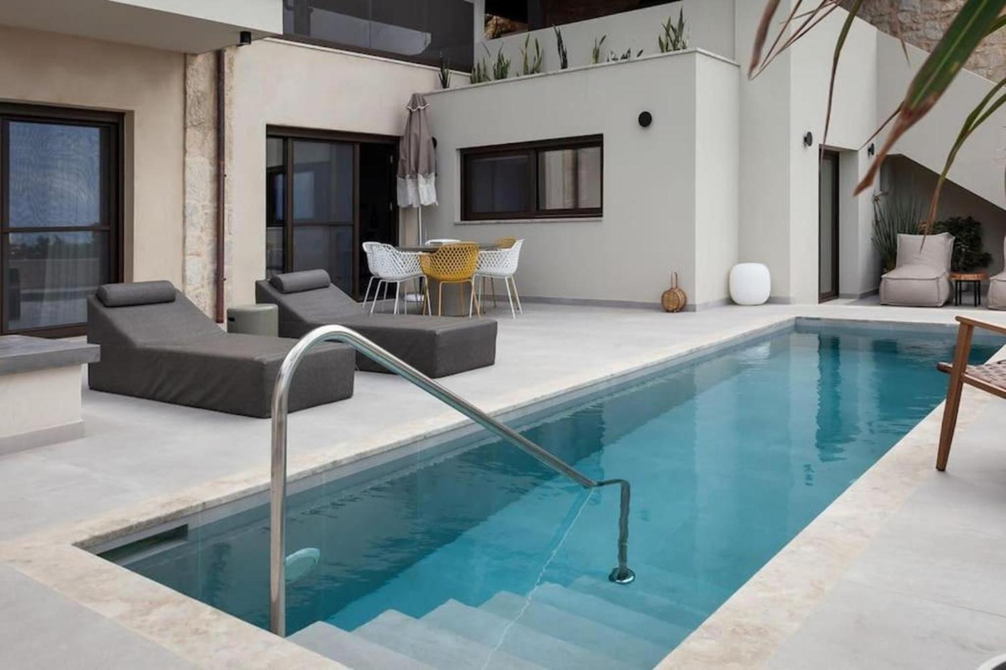 Orama Luxury Suite 3 Bedrooms With Private Pool Hersonissos  Eksteriør billede