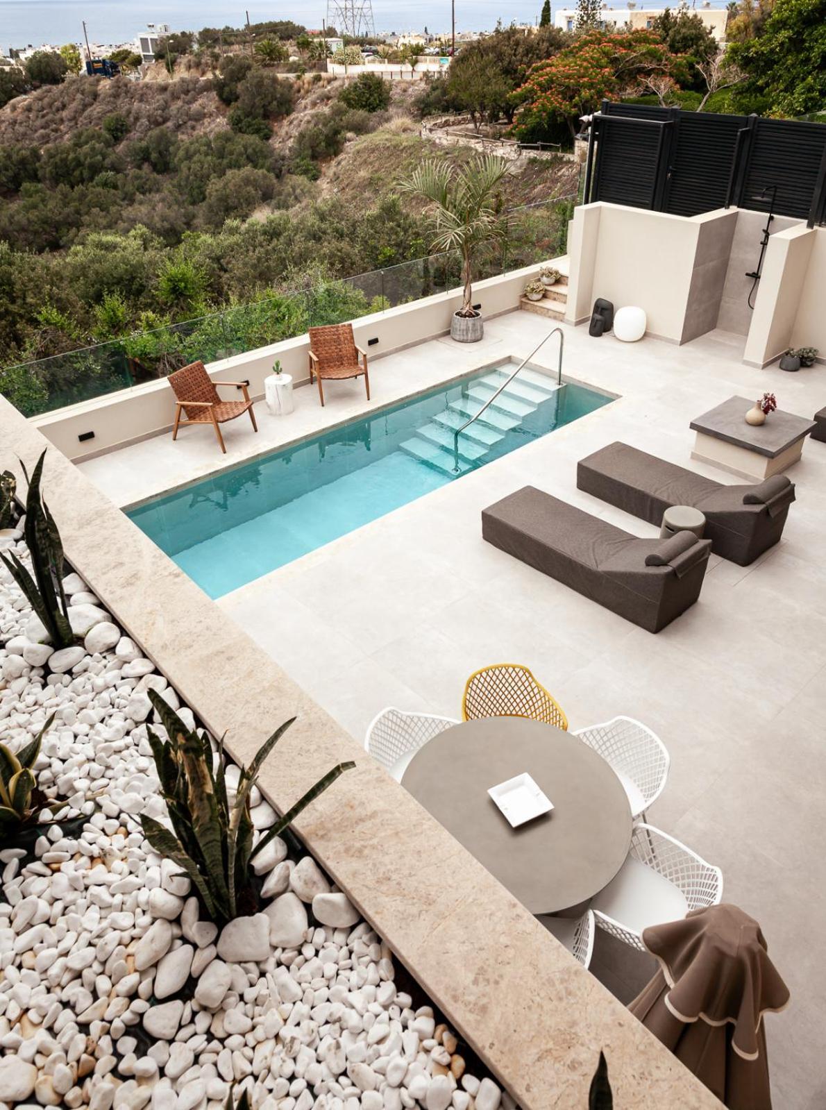Orama Luxury Suite 3 Bedrooms With Private Pool Hersonissos  Eksteriør billede